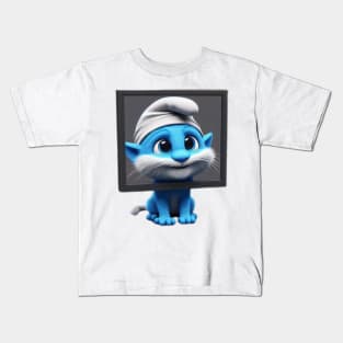 Smurf cat meme Kids T-Shirt